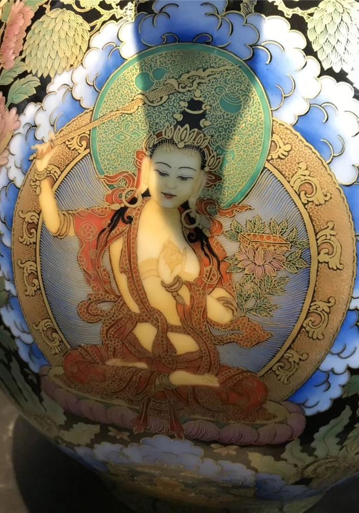 描金佛像双耳尊