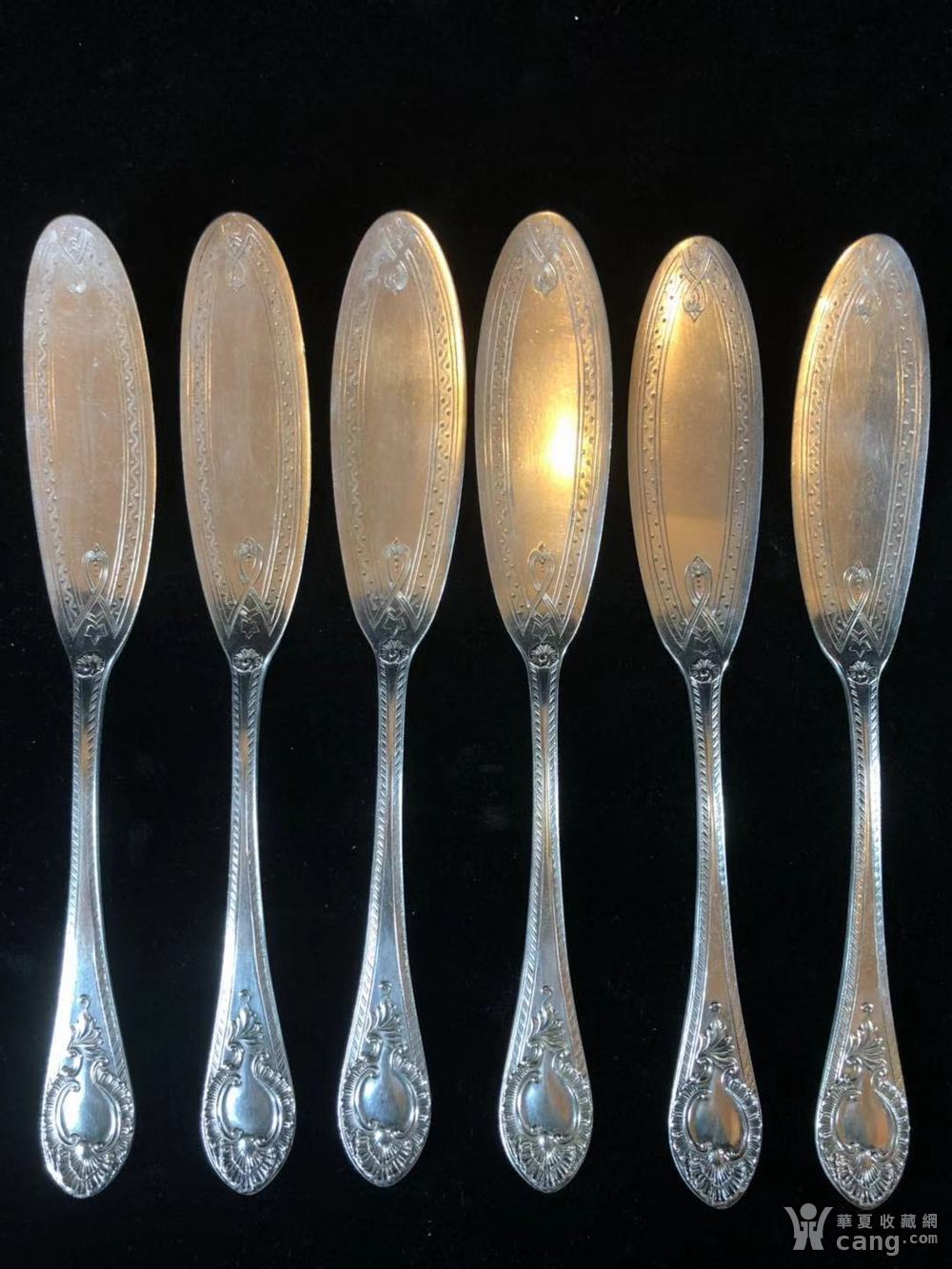 古董国外西洋银餐具银器镀银谢菲尔德餐具叉子蛋糕铲包邮_地摊交易_华