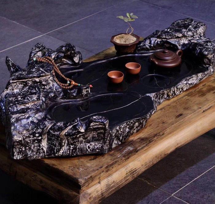 灵璧石茶台