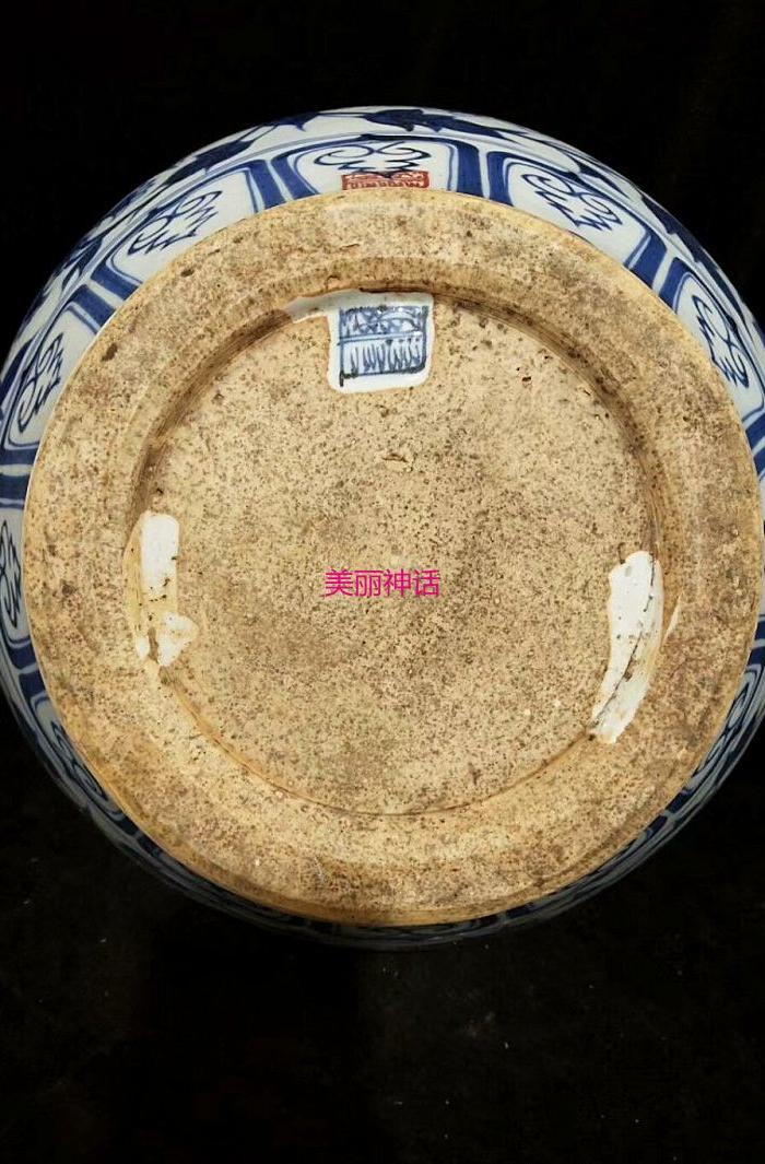 元青花伊朗款龙纹罐