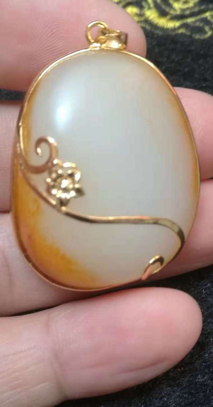 金镶精品和田玉挂件