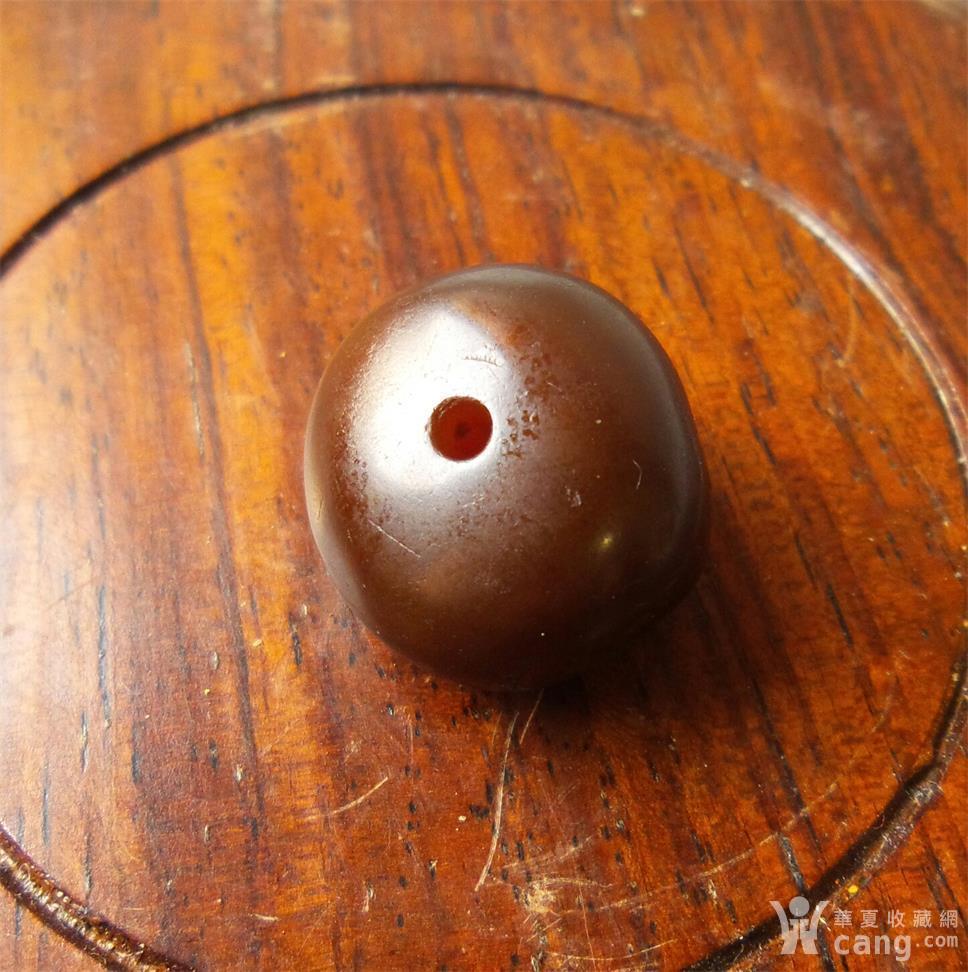 藏传千年老糖球玛瑙珠