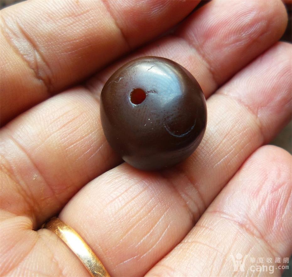 藏传千年老糖球玛瑙珠