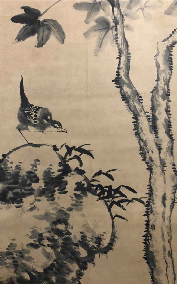 八大山人花鸟四条屏