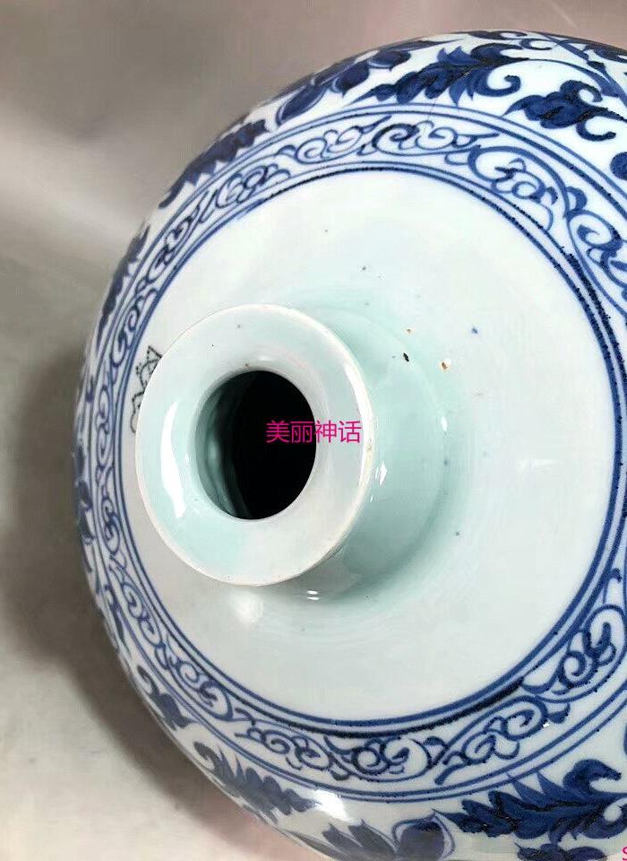 元青花伊朗款凤纹梅瓶