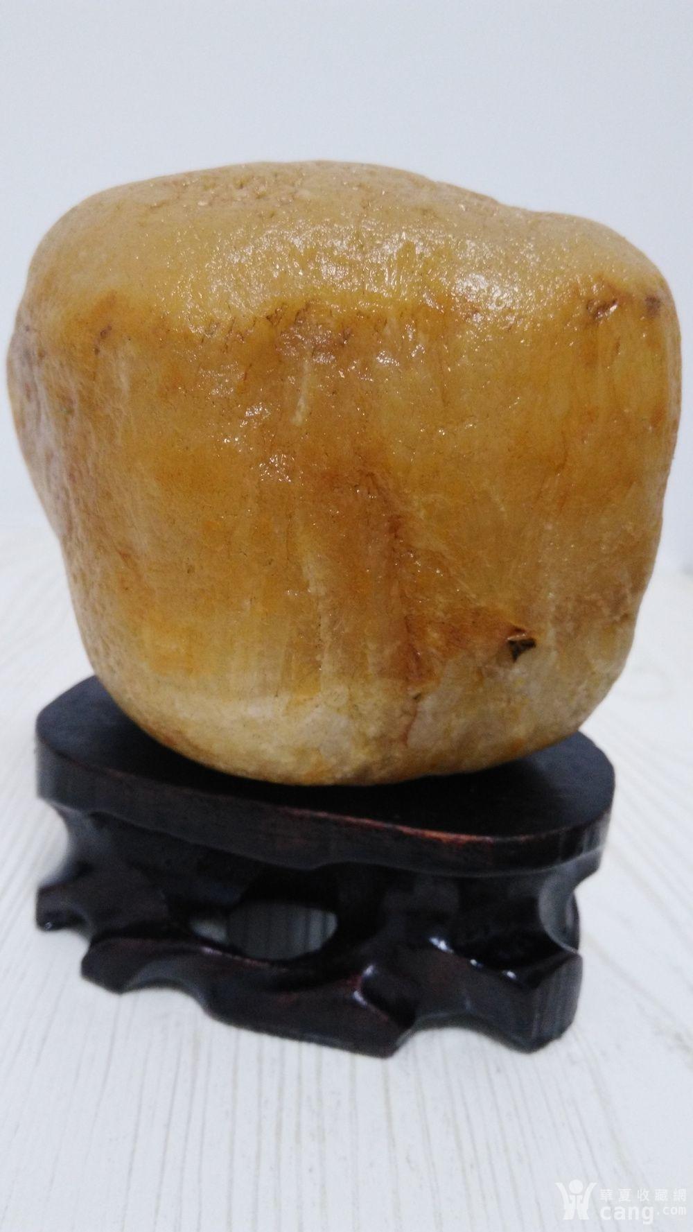 晶蜡石摆件 小米纹 鸡油冻