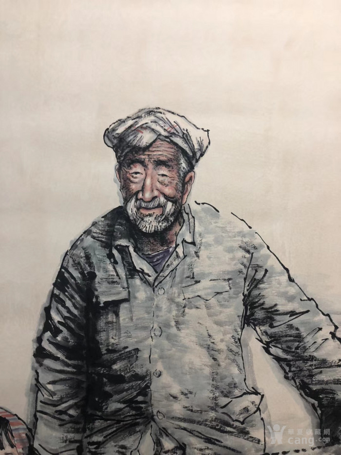 刘文西陕北老红*图