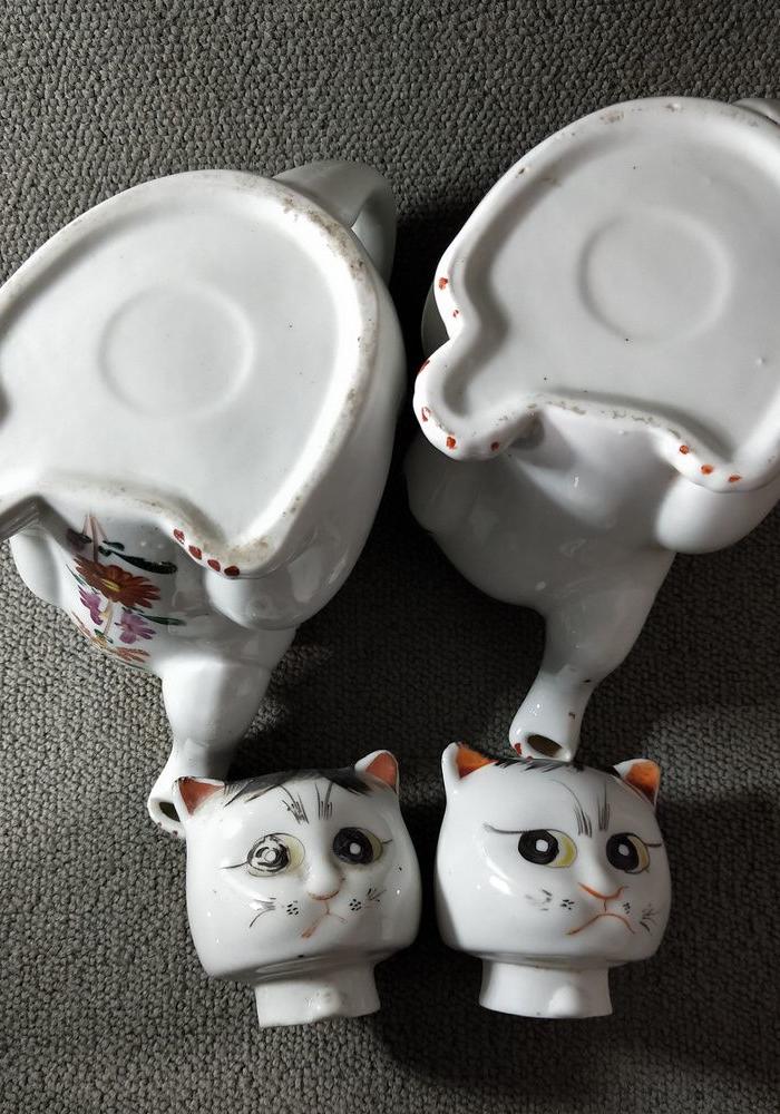 文革毛壶 公母 一对