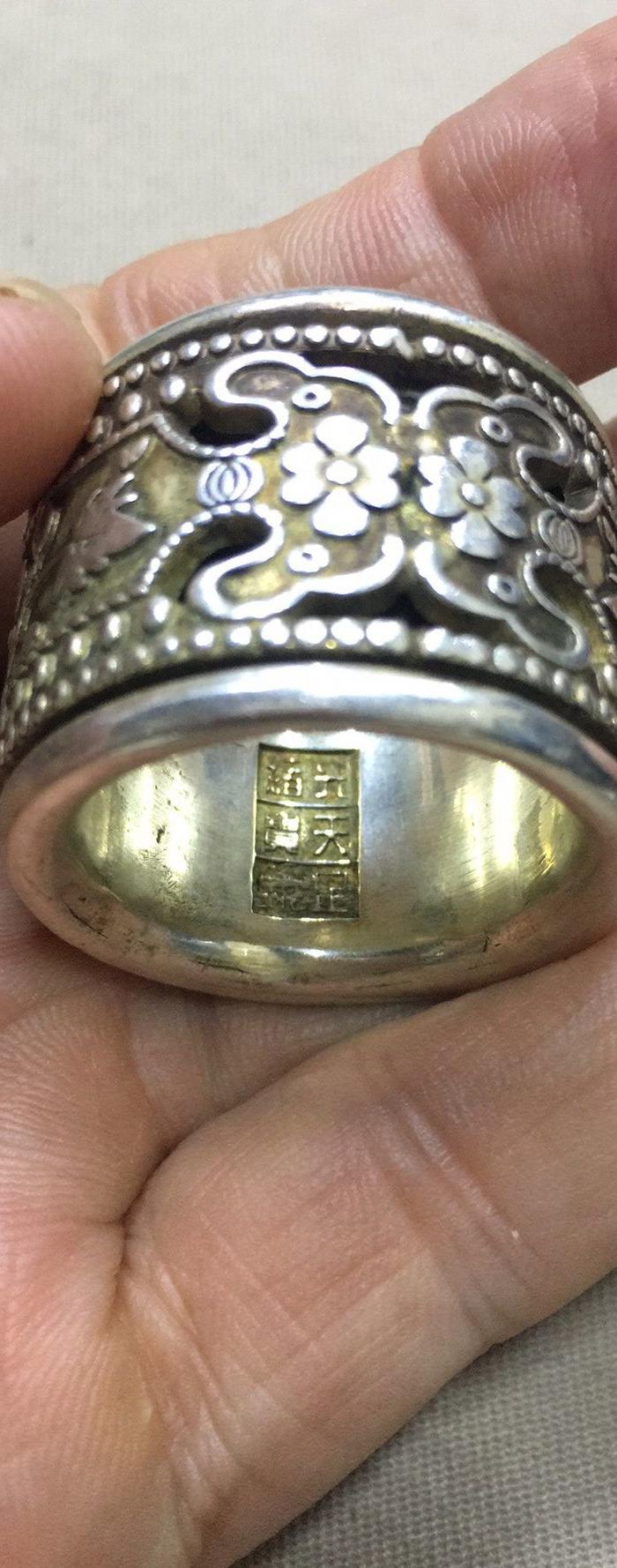 老银扳指_地摊交易_华夏收藏网