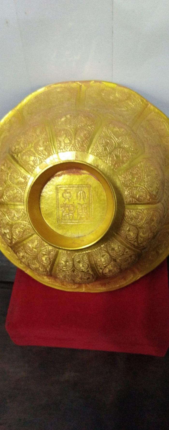 全鎏金铜碗