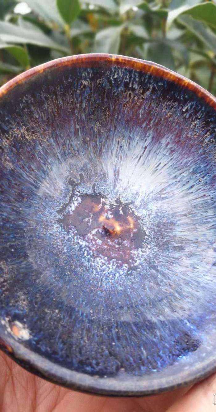 宋 代吉州窑窑变兔毫盏