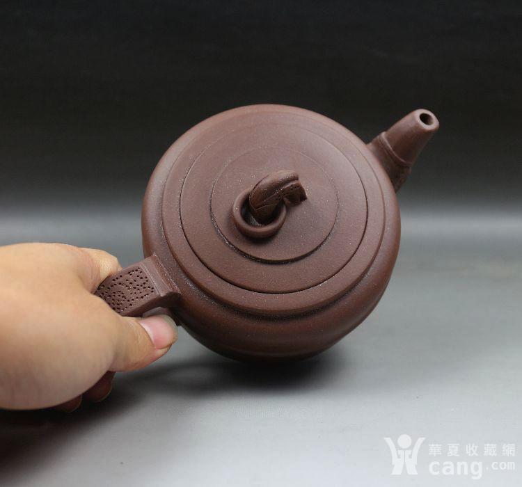 早期紫砂一厂方圆牌紫砂壶