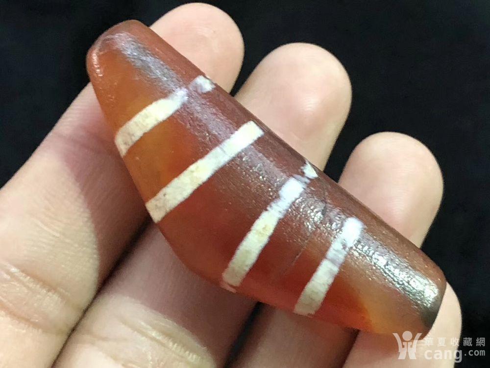 西亚 千年 红玉髓 镶蚀 **线珠 手工制作 包浆湿润