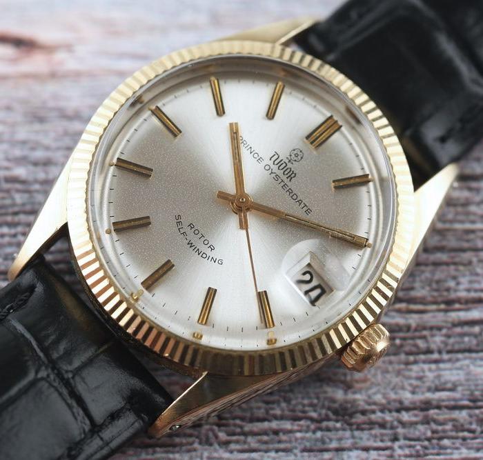 瑞士帝舵tudor古董表 玫瑰战争之蔷薇小花 实金圈厚金套