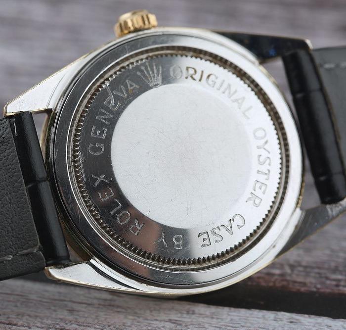 瑞士帝舵tudor古董表 玫瑰战争之蔷薇小花 实金圈厚金套