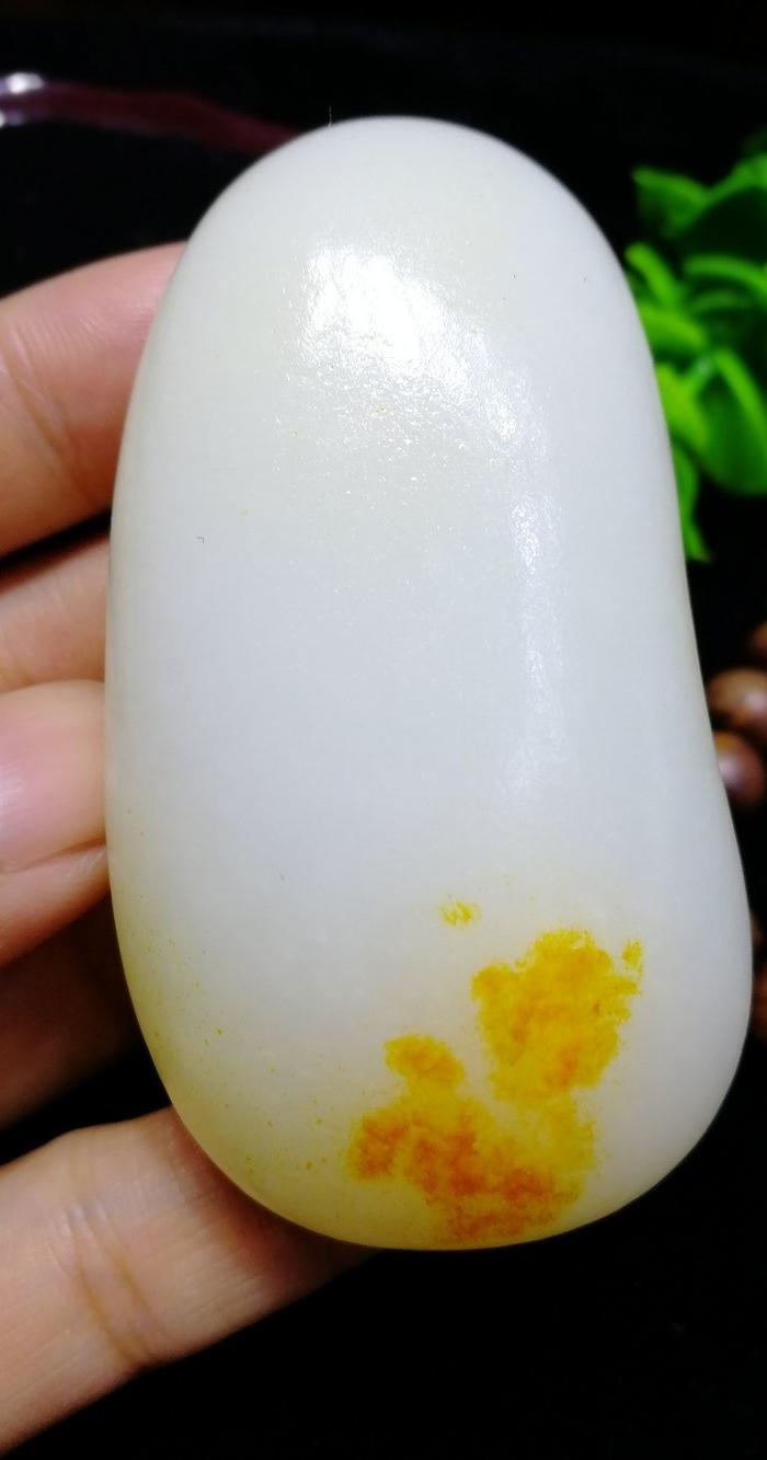 天然和田玉羊脂白玉籽料随形原石独籽老坑老料