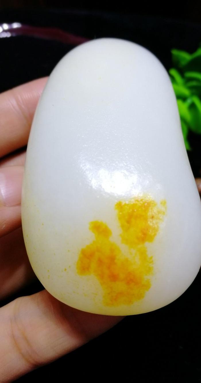 天然和田玉羊脂白玉籽料随形原石独籽老坑老料