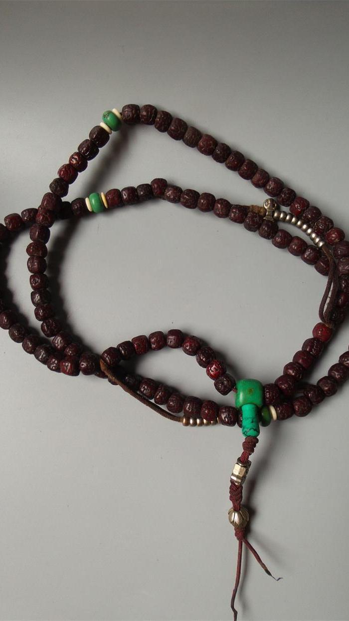 藏传老*菩提佛珠