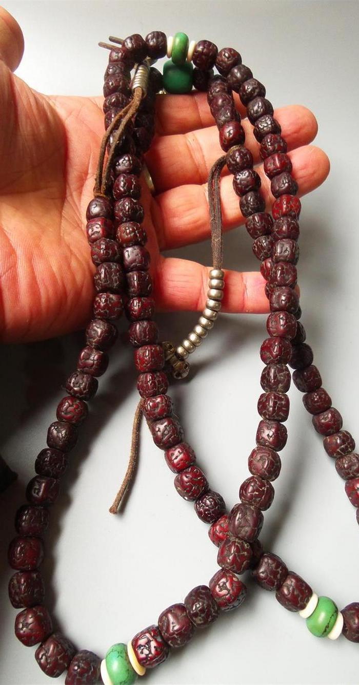 藏传老*菩提佛珠