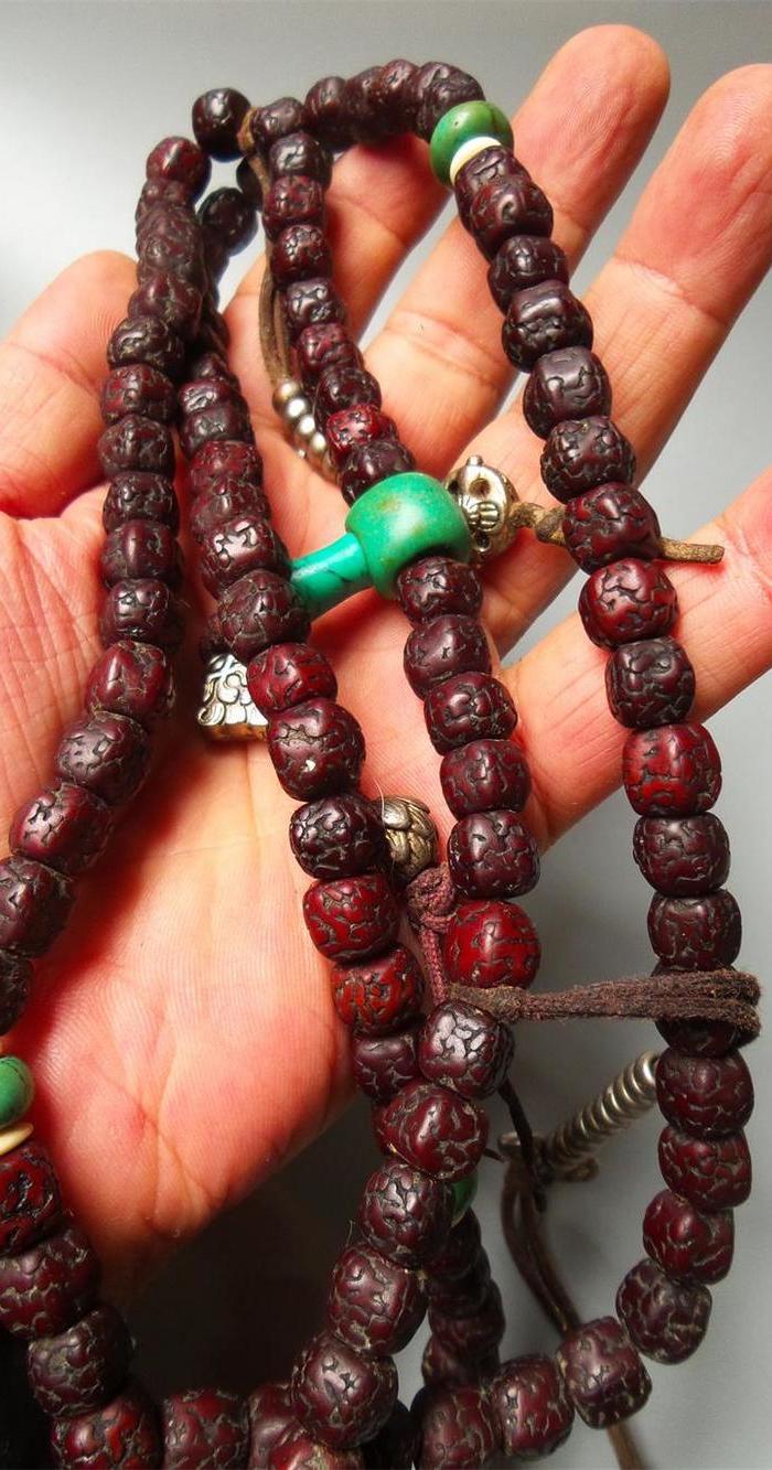 藏传老*菩提佛珠