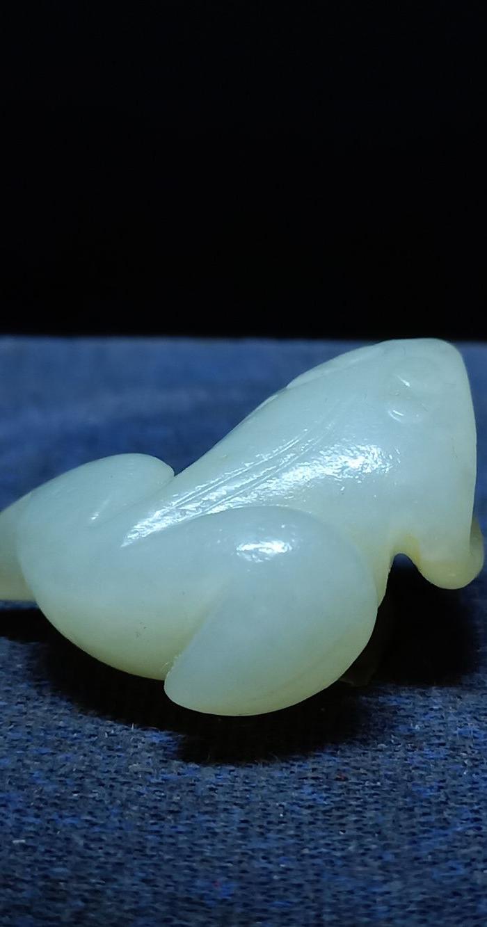 清 和田老玉青蛙