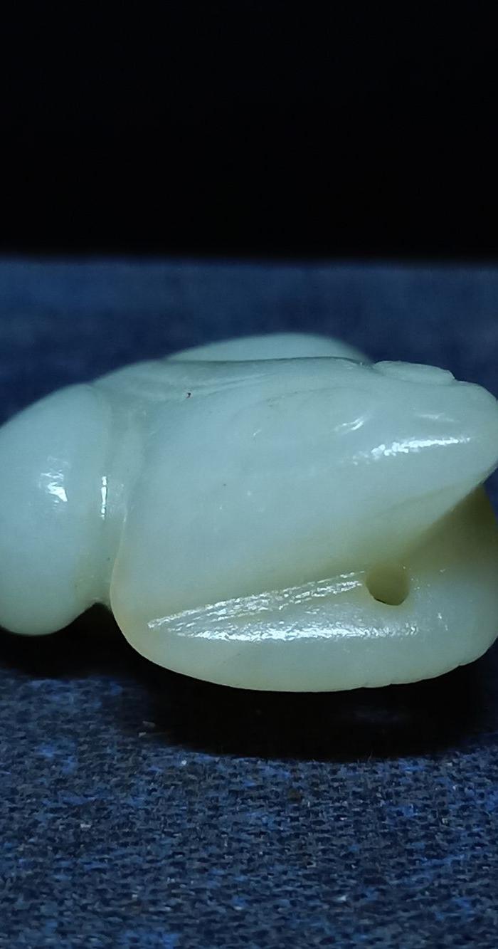 清 和田老玉青蛙