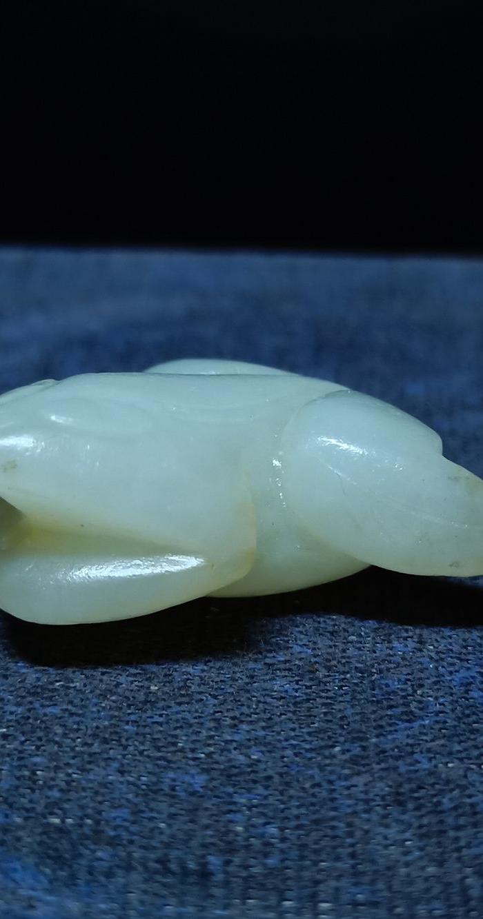 清 和田老玉青蛙