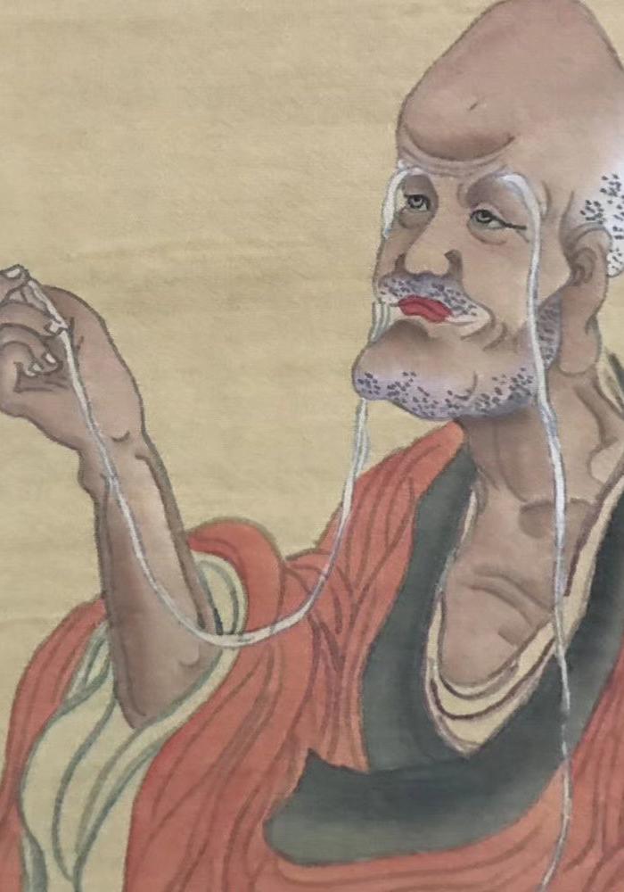 画家尤求丝绢罗汉图