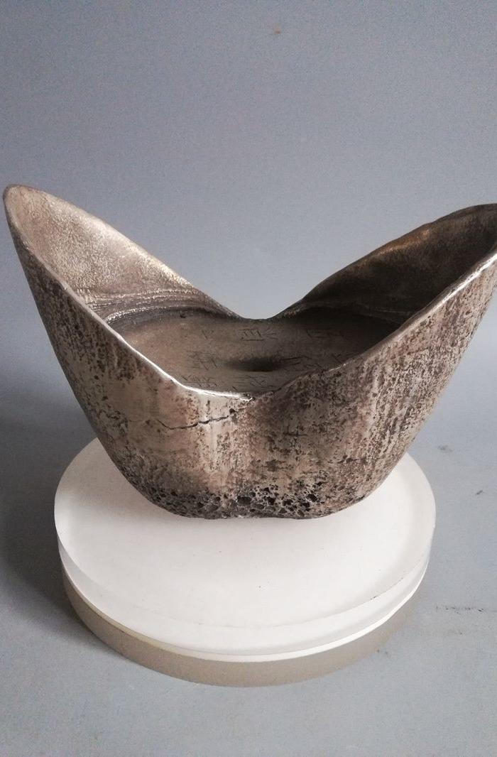 乡下收的老银锭一百两