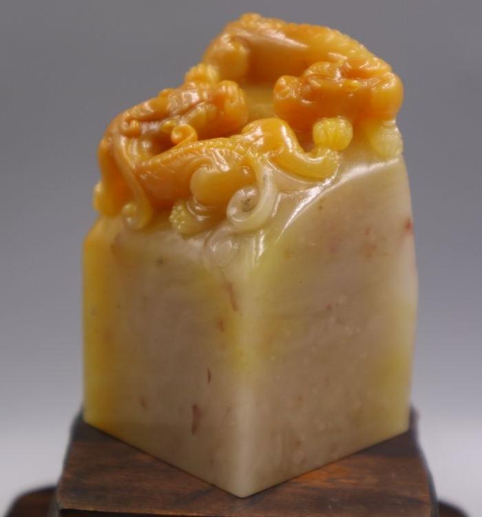 老挝石北部料螭虎 金石篆刻印章石料 印石章藏书章书法刻章