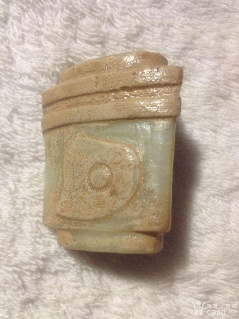 良渚文化鸡骨白三角小玉琮