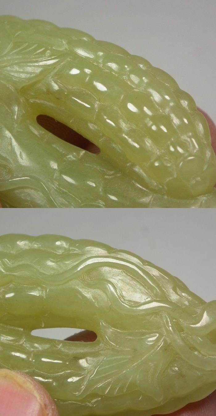 老和田青黄玉双懒瓜大玉把件