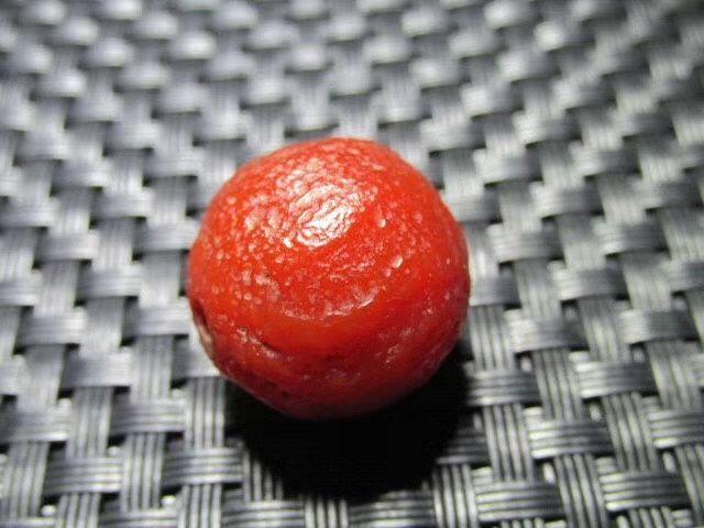 爆老几千年 两河流域 上等 天然 满凝血红 玛瑙 莲瓣纹