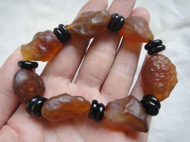 阿拉善天降玛瑙石手串