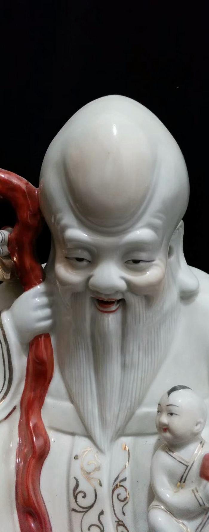 老寿星瓷佛