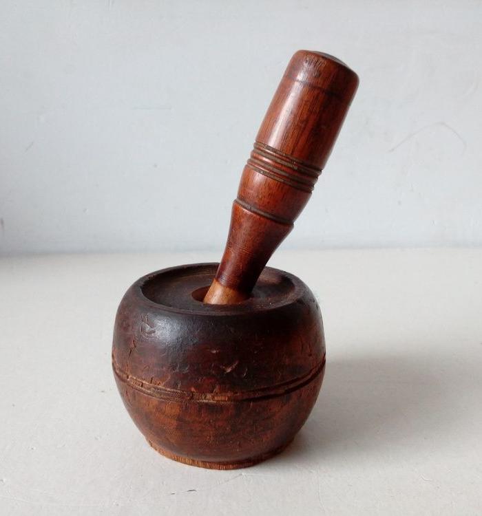 民国研药器 中医倒药罐子