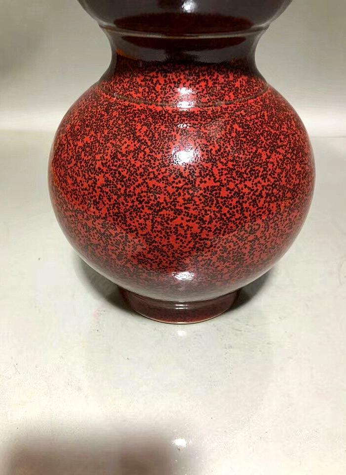 清康熙窑变釉葫芦瓶