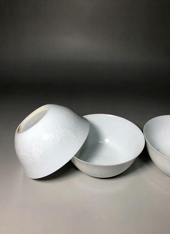 明成化薄胎白瓷鸡缸杯