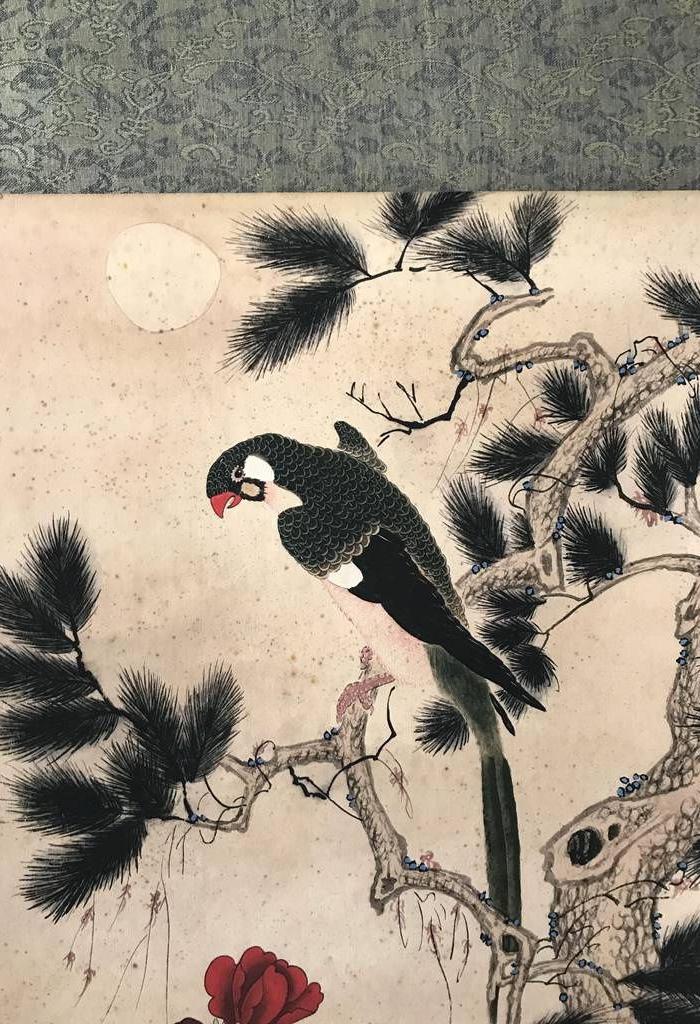 陈鸿寿花鸟字画