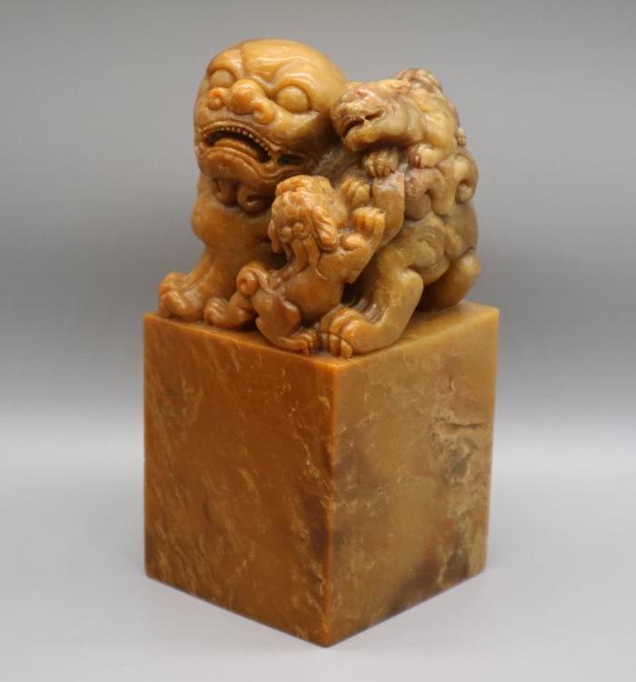 寿山石古兽印章 金石篆刻印章石料 印石章料闲章藏书章书法刻章