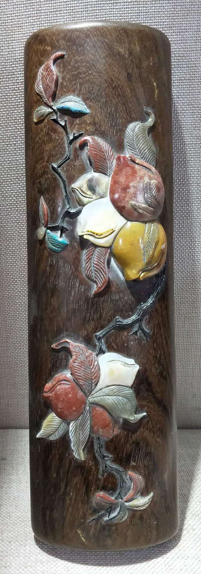 文房四宝雅玩 精品海南黄花梨笔搁 古董古玩老物件