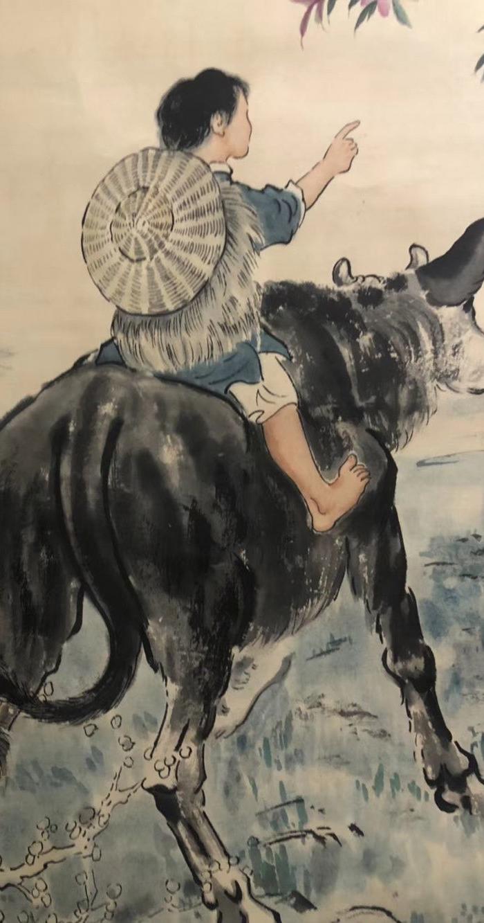 徐悲鸿牧牛图作品