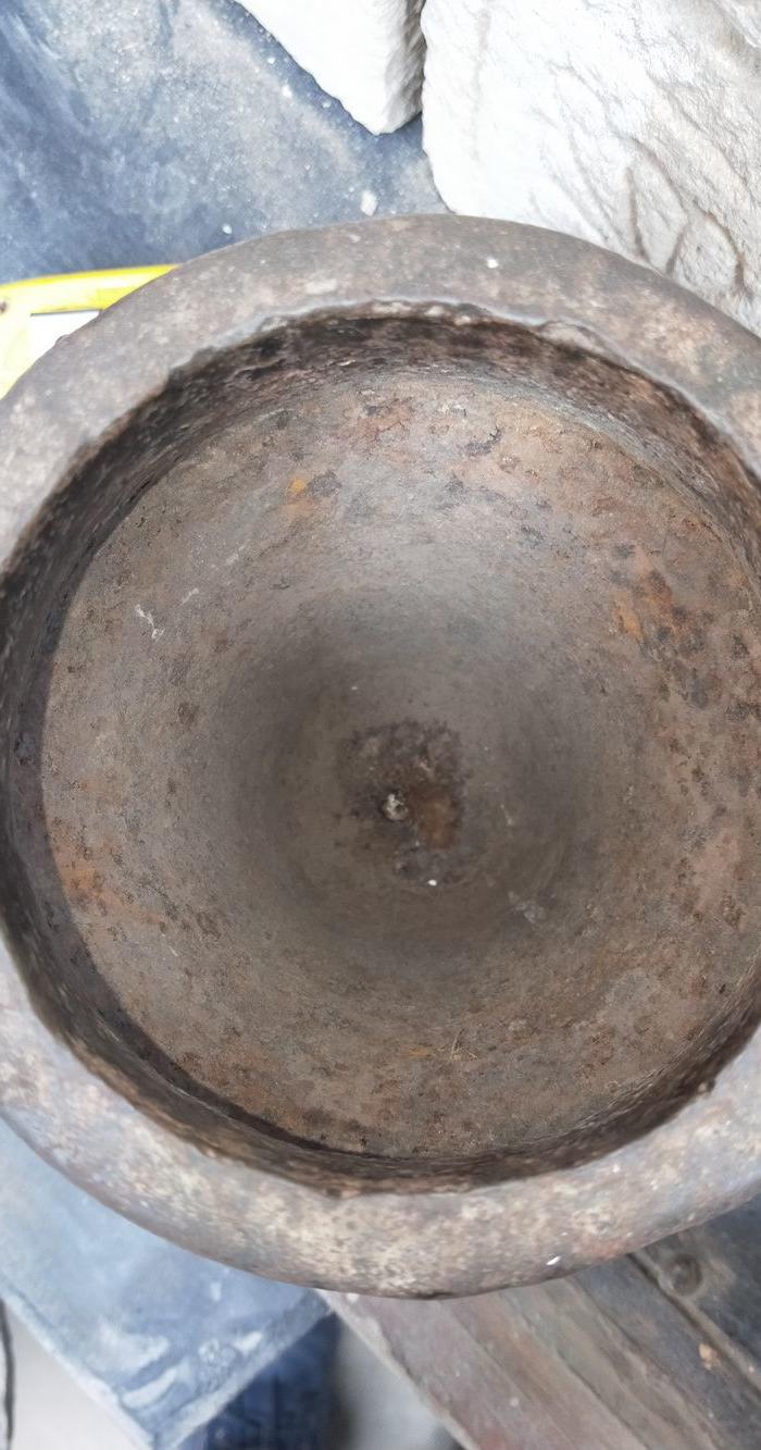 明代老铁器捣药罐