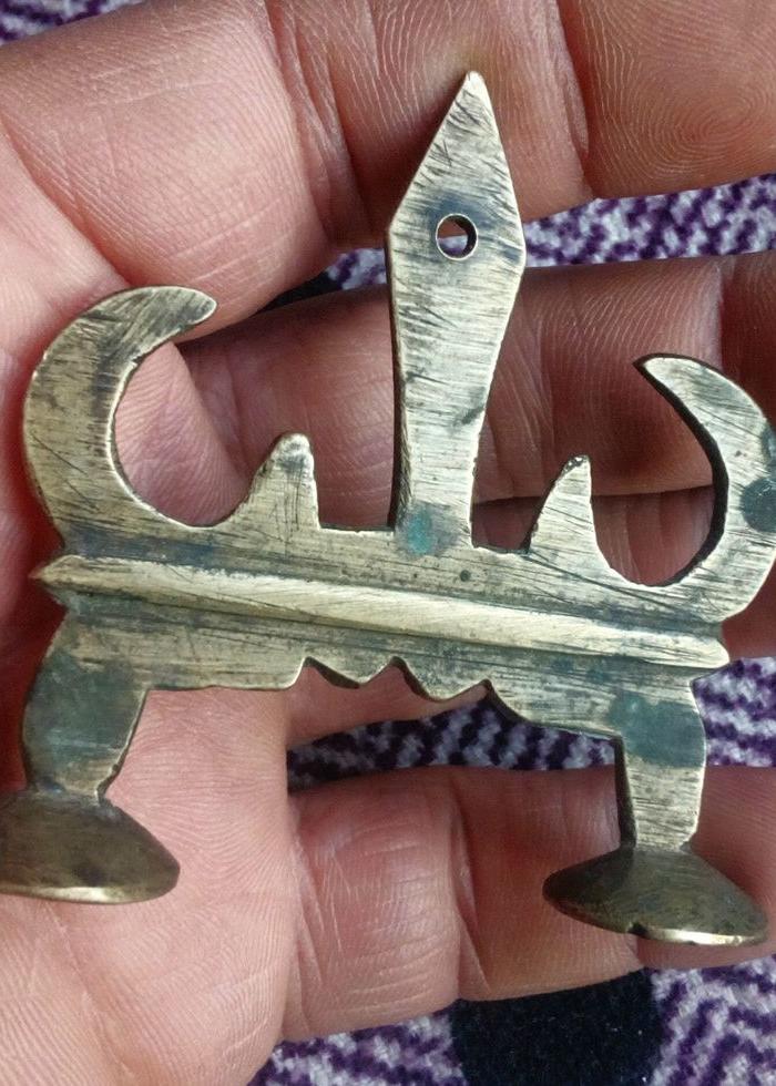 晚清民国铜笔架