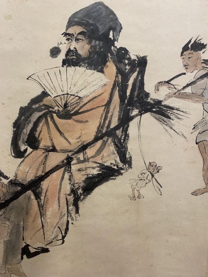 傅抱石钟馗字画