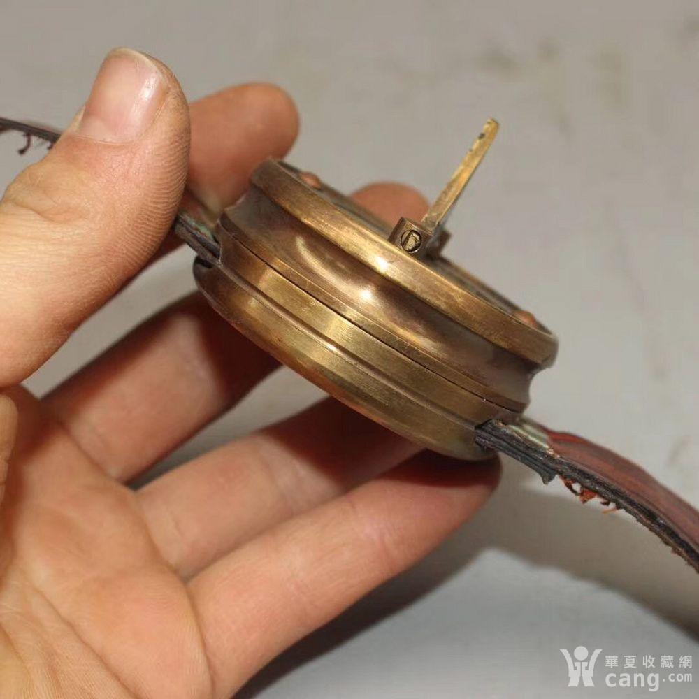 印度进口手工纯铜航海加勒比海盗罗盘 指南针