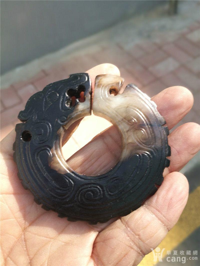 仿古工艺品 玉器 和田白玉西周玉龙