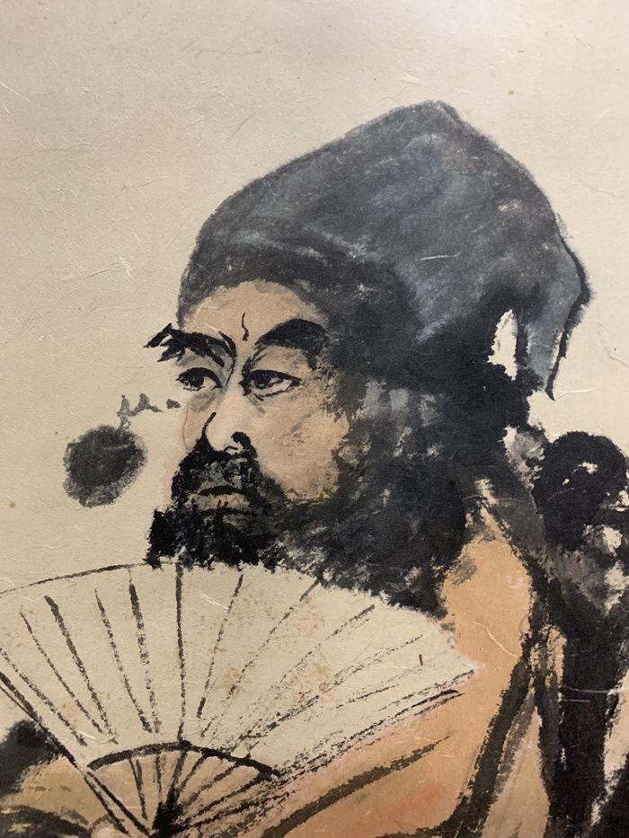 傅抱石钟馗字画