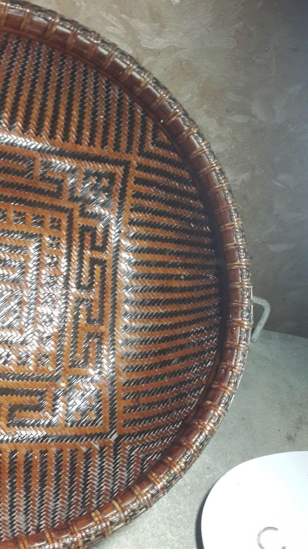 晚清民国福字竹编