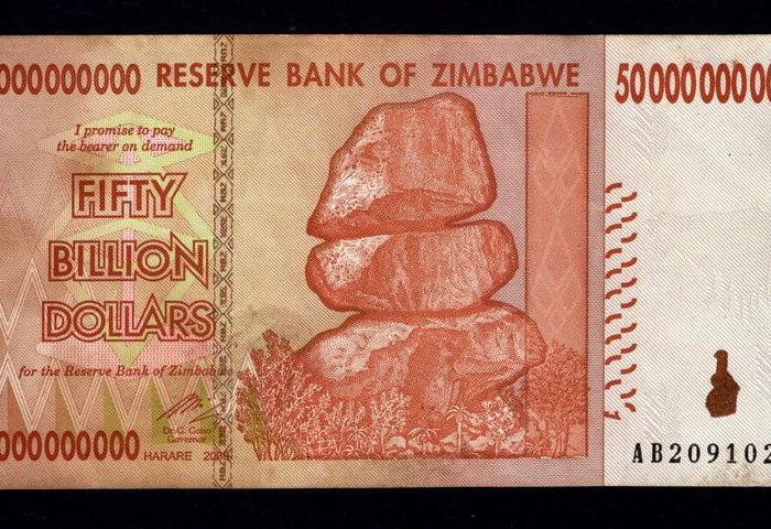 津巴布韦500亿